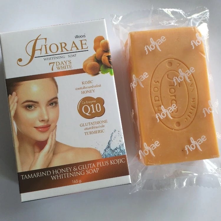 FIORAE WHITENING SOAP,  TAMARIND HONEY & GLUTA PLUS KOJIC WHITENING SOAP 7 Days White !