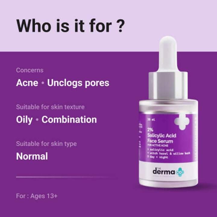 The Derma Co 2% Salicylic Acid Serum,  30 ML