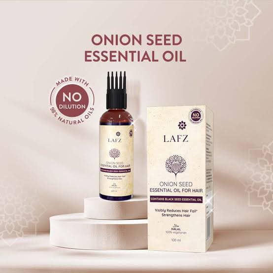 Lafz Onion Seed Essential Oil for Hair 100m