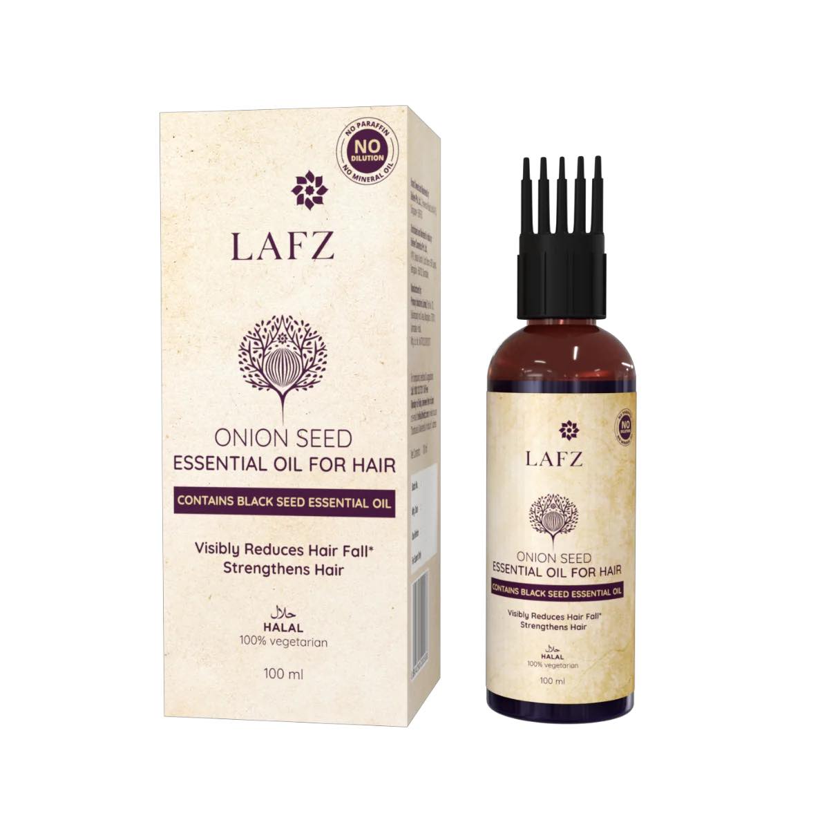 Lafz Onion Seed Essential Oil for Hair 100m