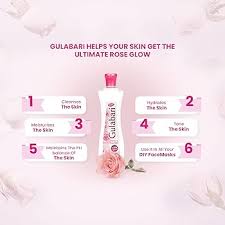 Dabur Gulabari Rose Water/Skin Toner, 250ml  Made In India Orginal